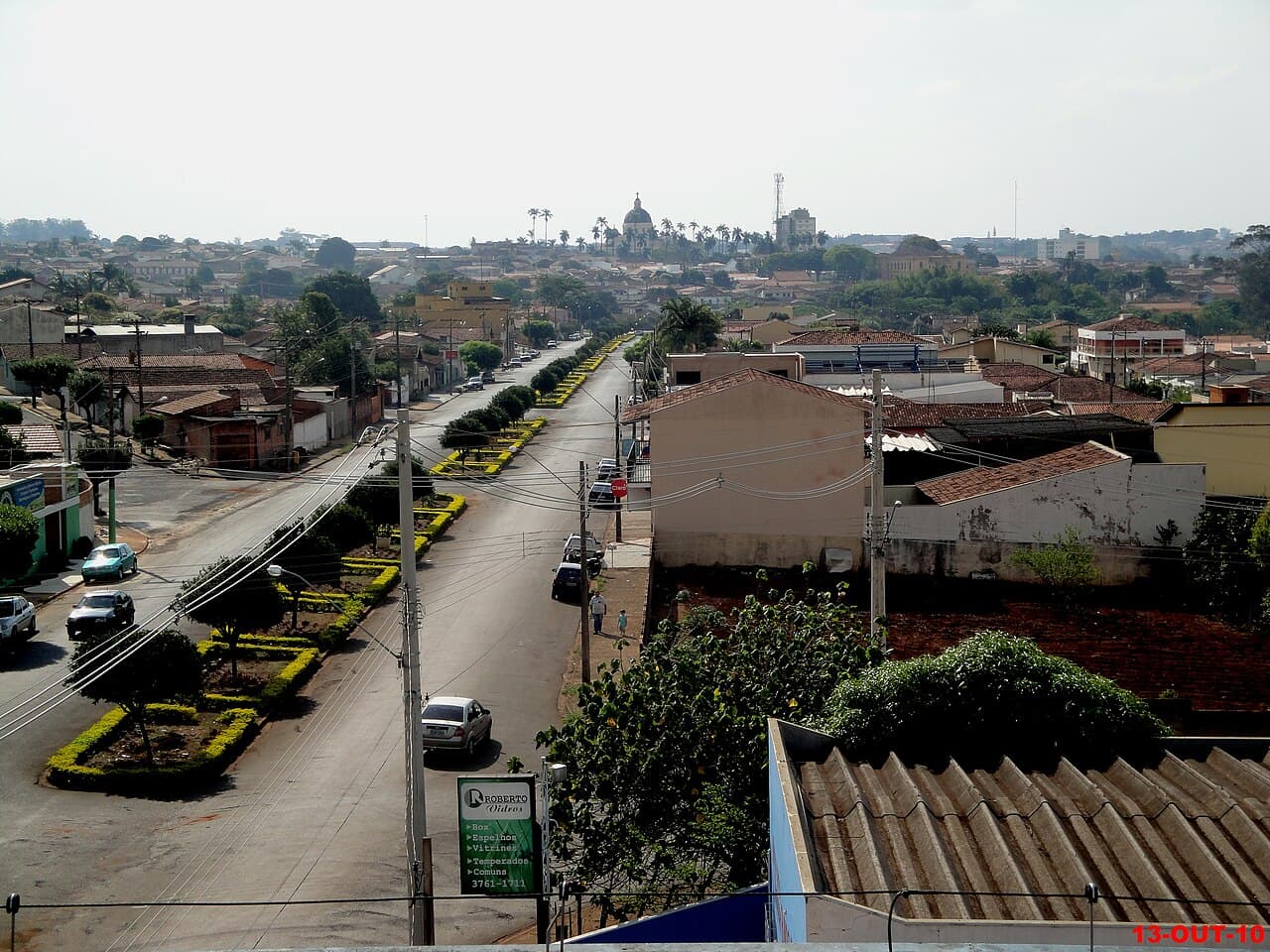 Cidade de Batatais, vendo ao fundo a Igreja Matriz de Batatais - panoramio