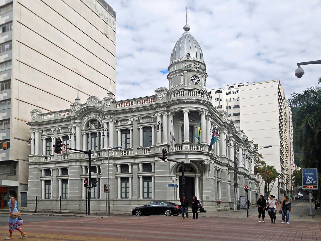 Vista do Paço Municipal de Juiz de Fora MG