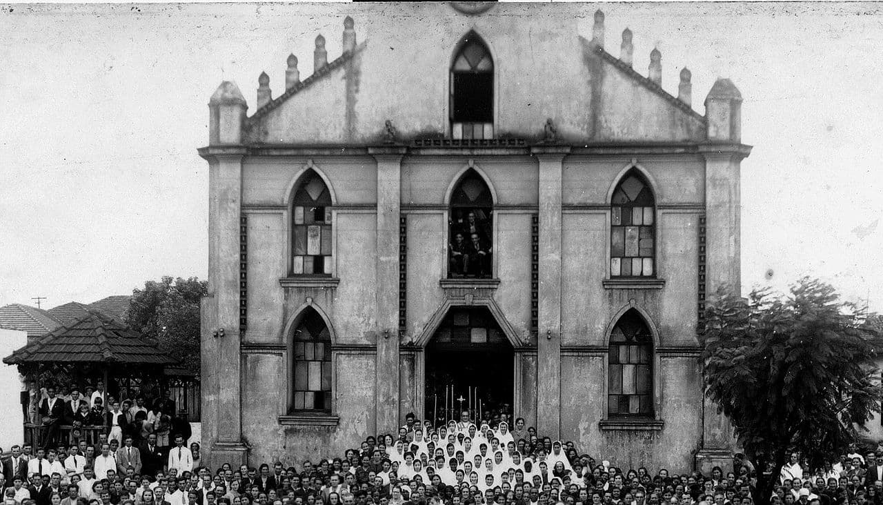 Igreja Matriz de Ourinhos SP 1940