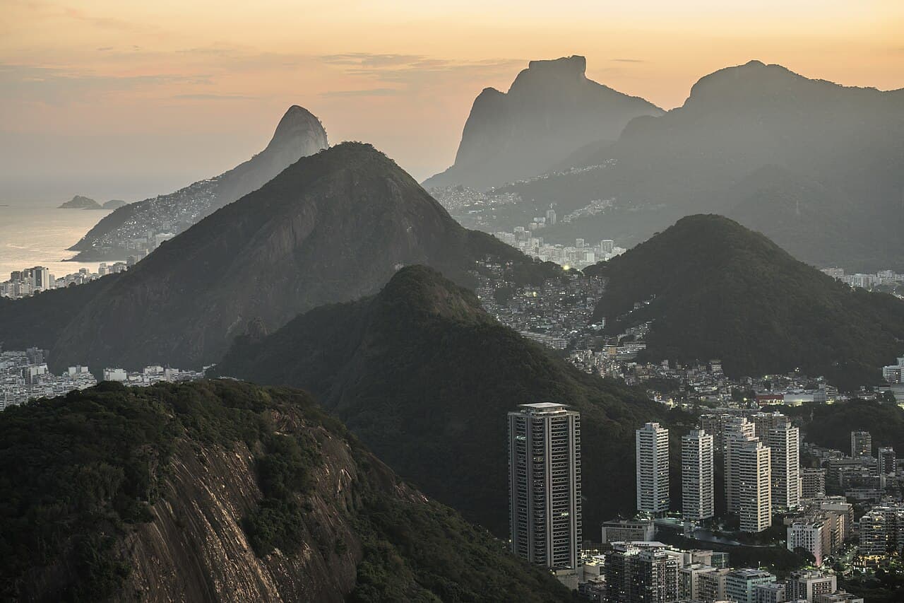 Rio de Janeiro city from Pão de Açúcar, Brazil